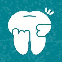 Toothache And Plaque Vector Icon