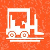 Forklift Vector Icon