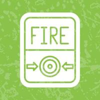 Fire Button Vector Icon