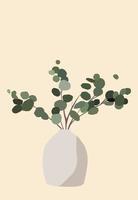 planta verde de la casa. icono de ilustración. vector