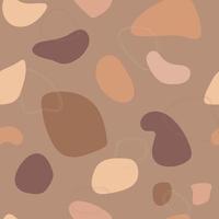 Trendy stylish seamless vector pattern with organic abstract shapes and lines in pastel nude colors. Neutral beige, terracotta boho background. Burnt orange modern pattern. Vector illustration