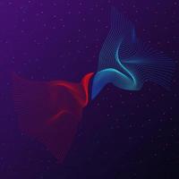 3D rendering abstract colorful fractal light background. Vector eps10
