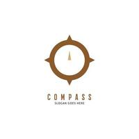 Compass Icon Vector Logo Template Illustration Design
