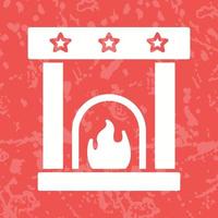 Fireplace Vector Icon