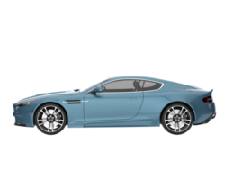 Sport car isolated on transparent background. 3d rendering - illustration png