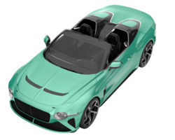 sport auto geïsoleerd Aan transparant achtergrond. 3d renderen - illustratie png