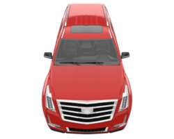 Realistic SUV isolated on transparent background. 3d rendering - illustration png