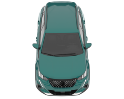 Realistic SUV isolated on transparent background. 3d rendering - illustration png