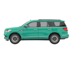 realistisk sUV isolerat på transparent bakgrund. 3d tolkning - illustration png