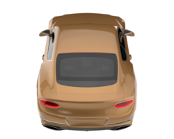 Sport car isolated on transparent background. 3d rendering - illustration png