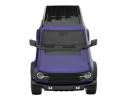 realistisk sUV isolerat på transparent bakgrund. 3d tolkning - illustration png