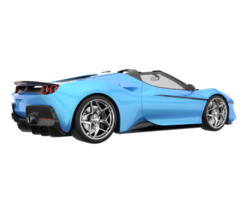 Sport car isolated on transparent background. 3d rendering - illustration png