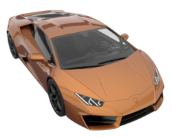 Sport car isolated on transparent background. 3d rendering - illustration png