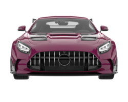 voiture de sport isolée sur fond transparent. rendu 3d - illustration png