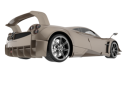 voiture de sport isolée sur fond transparent. rendu 3d - illustration png