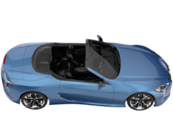 voiture de sport isolée sur fond transparent. rendu 3d - illustration png