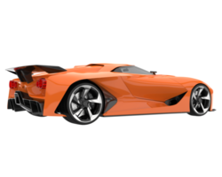 Sport car isolated on transparent background. 3d rendering - illustration png