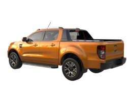 Pickup truck isolated on background. 3d rendering - illustration png