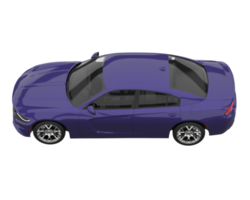 carro esporte isolado em fundo transparente. renderização 3D - ilustração png