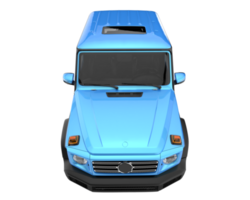 Realistic SUV isolated on transparent background. 3d rendering - illustration png