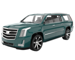 realistisk sUV isolerat på transparent bakgrund. 3d tolkning - illustration png