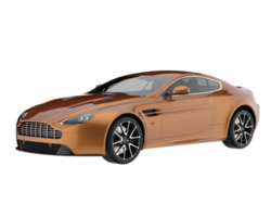 carro esporte isolado em fundo transparente. renderização 3D - ilustração png