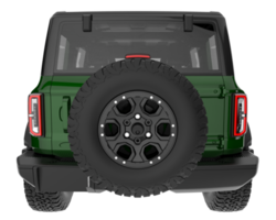 realistico suv isolato su trasparente sfondo. 3d interpretazione - illustrazione png