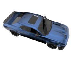 voiture de sport isolée sur fond transparent. rendu 3d - illustration png