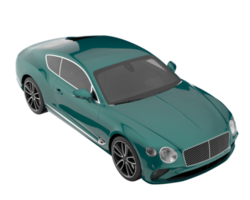 Sport car isolated on transparent background. 3d rendering - illustration png