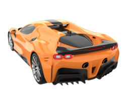 Sport car isolated on transparent background. 3d rendering - illustration png