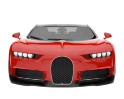 Sport car isolated on transparent background. 3d rendering - illustration png