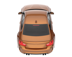 voiture de sport isolée sur fond transparent. rendu 3d - illustration png