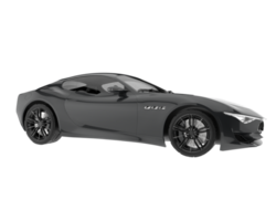 carro esporte isolado em fundo transparente. renderização 3D - ilustração png