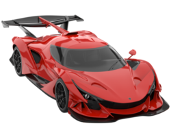 carro esporte isolado em fundo transparente. renderização 3D - ilustração png