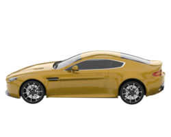 Sport car isolated on transparent background. 3d rendering - illustration png