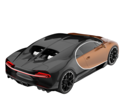 Sport car isolated on transparent background. 3d rendering - illustration png