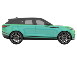 Realistic SUV isolated on transparent background. 3d rendering - illustration png