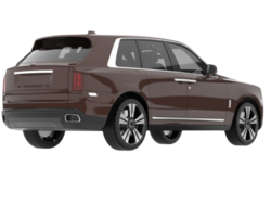 Realistic SUV isolated on transparent background. 3d rendering - illustration png