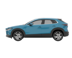 realistisk sUV isolerat på transparent bakgrund. 3d tolkning - illustration png