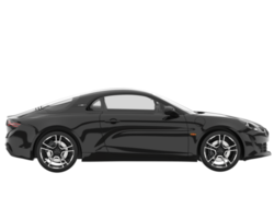 voiture de sport isolée sur fond transparent. rendu 3d - illustration png