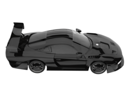 voiture de sport isolée sur fond transparent. rendu 3d - illustration png