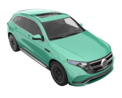 Realistic SUV isolated on transparent background. 3d rendering - illustration png