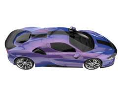 Sport car isolated on transparent background. 3d rendering - illustration png