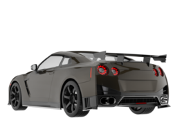 carro esporte isolado em fundo transparente. renderização 3D - ilustração png