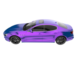 carro esporte isolado em fundo transparente. renderização 3D - ilustração png