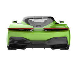 Sport car isolated on transparent background. 3d rendering - illustration png