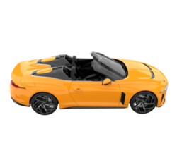 sport auto geïsoleerd Aan transparant achtergrond. 3d renderen - illustratie png