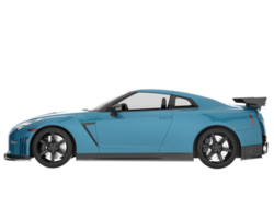 carro esporte isolado em fundo transparente. renderização 3D - ilustração png