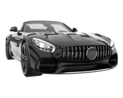 Sport car isolated on transparent background. 3d rendering - illustration png