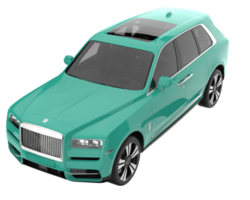 Realistic SUV isolated on transparent background. 3d rendering - illustration png